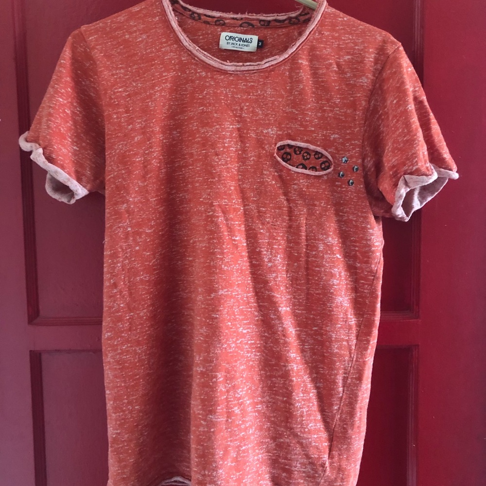 Orange Designer Shirt